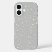 Coques Case-Mate iPhone Flamme gris argenté (Verso)