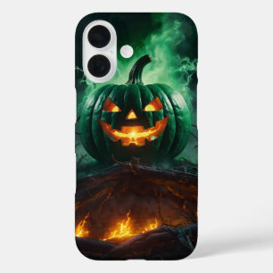 Coques iPhone 16 Flamme Jack-o’-Lanterne