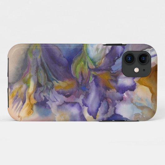 Coques Case-Mate iPhone Flamme pourpre (Dos (Horizontal))