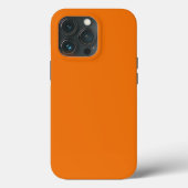 Coques Case-Mate iPhone Flamme solide orange (Verso)
