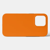 Coques Case-Mate iPhone Flamme solide orange (Verso (horizontal))