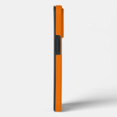 Coques Case-Mate iPhone Flamme solide orange (Verso / Droite)