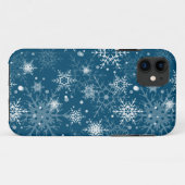Coques Case-Mate iPhone Flammes à neige blanches (Dos (Horizontal))