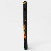 Coques Case-Mate iPhone Flammes colorées (Dos/Gauche)