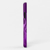 Coques Case-Mate iPhone Flammes de course violet cool élégant (Dos/Droite)