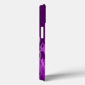 Coques Case-Mate iPhone Flammes de course violet cool élégant (Verso / Droite)