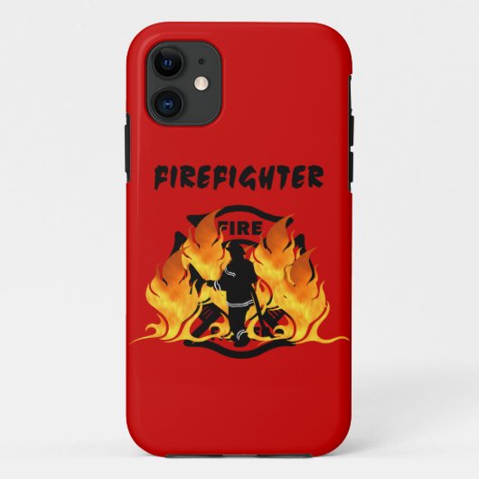 Coques Case-Mate iPhone Flammes de département du feu (Dos)