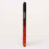 Coques Case-Mate iPhone Flammes de feu de joie éraflées (Dos/Droite)