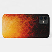 Coques Case-Mate iPhone Flammes de feu de joie éraflées (Dos (Horizontal))