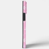 Coques Case-Mate iPhone Flammes de neige Holiday Pink hiver (Verso / Droite)