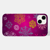 Coques Case-Mate iPhone Flammes de neige Whimsical Winter Wonderland (Verso (horizontal))
