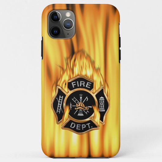 Coques Case-Mate iPhone Flammes du service des incendies (Dos)