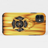 Coques Case-Mate iPhone Flammes du service des incendies (Dos (Horizontal))