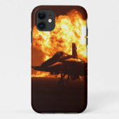 Coques Case-Mate iPhone Flammes Jet Fighter (Dos)