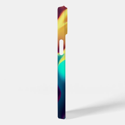 Coques Case-Mate iPhone Flammes multicouleurs personnalisées (Verso / Droite)