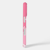 Coques Case-Mate iPhone Flammes roses Starlit - Aesthétique Y2K (Verso / Droite)