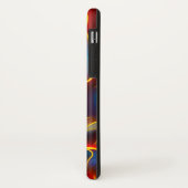 Coques Case-Mate iPhone Flammes rouges bleues Abstraites (Dos/Gauche)