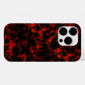Coques Case-Mate iPhone Flammes rouges et noires (Verso (horizontal))