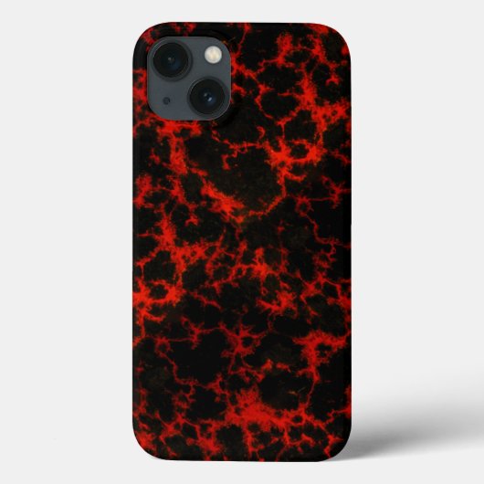 Coques Case-Mate iPhone Flammes rouges et noires (Verso)