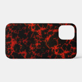 Coques Case-Mate iPhone Flammes rouges et noires de l'énergie (Verso (horizontal))