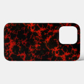 Coques Case-Mate iPhone Flammes rouges et noires de l'énergie (Verso (horizontal))