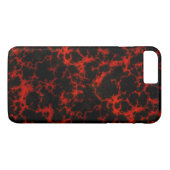 Coques Case-Mate iPhone Flammes rouges et noires d'énergie (Dos (Horizontal))