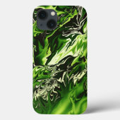 Coques Case-Mate iPhone Flammes vertes (Verso)