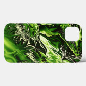 Coques Case-Mate iPhone Flammes vertes (Verso (horizontal))