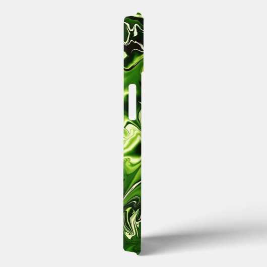 Coques Case-Mate iPhone Flammes vertes (Verso / Droite)