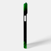 Coques Case-Mate iPhone Flammes vertes dans le ciel étoilé (Verso / Droite)