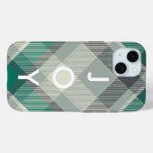 Coques Case-Mate iPhone Flannel En vichy laide doux Plaid Joyeux Noël (Verso (horizontal))