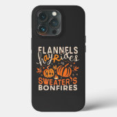 Coques Case-Mate iPhone Flannels Hayrides Chandails Citrouille Bonfires (Verso)