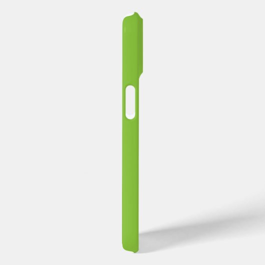 Coques Case-Mate iPhone Flat Lime Green Background – School Texture (Verso / Droite)