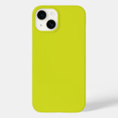 Coques Case-Mate iPhone Flat Yellow Background – Back-to-School Texture (Verso)
