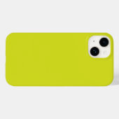 Coques Case-Mate iPhone Flat Yellow Background – Back-to-School Texture (Verso (horizontal))