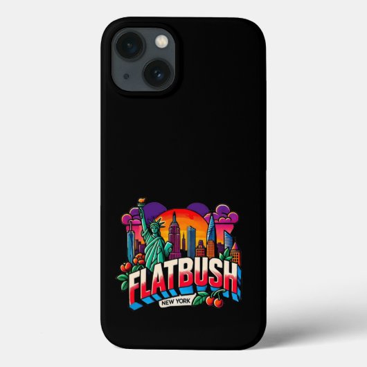 Coques Case-Mate iPhone Flatbush, New York (Verso)