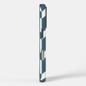 Coques Case-Mate iPhone Flèche à deux tons gras Chevron Bleu Bleu Bleu (Verso / Droite)