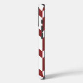 Coques Case-Mate iPhone Flèche Chevron Gras Deux Tons Blancs Rouge (Verso / Gauche)