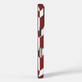 Coques Case-Mate iPhone Flèche Chevron Gras Deux Tons Blancs Rouge (Verso / Droite)