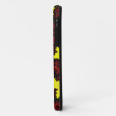 Coques Case-Mate iPhone Flèche de neige rouge et jaune (Dos/Gauche)