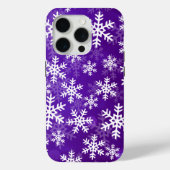 Coques Case-Mate iPhone Flèche de neige violette et blanche (Verso)