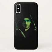 Coques Case-Mate iPhone Flèche | Découpe verte avec flèche (Dos)