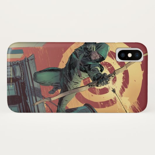 Coques Case-Mate iPhone Flèche | Flèche verte Du Toit (Dos (Horizontal))