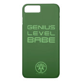 Coques Case-Mate iPhone Flèche | Genius Level Babe (Dos)