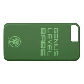 Coques Case-Mate iPhone Flèche | Genius Level Babe (Dos (Horizontal))