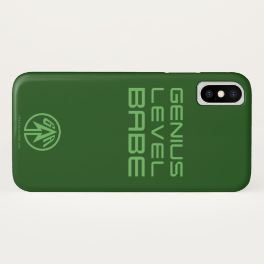 Coques Case-Mate iPhone Flèche | Genius Level Babe (Dos (Horizontal))
