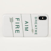 Coques Case-Mate iPhone Flèche | Respirer l'objectif (Dos (Horizontal))