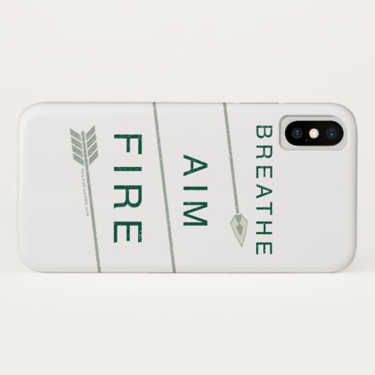 Coques Case-Mate iPhone Flèche | Respirer l'objectif (Dos (Horizontal))