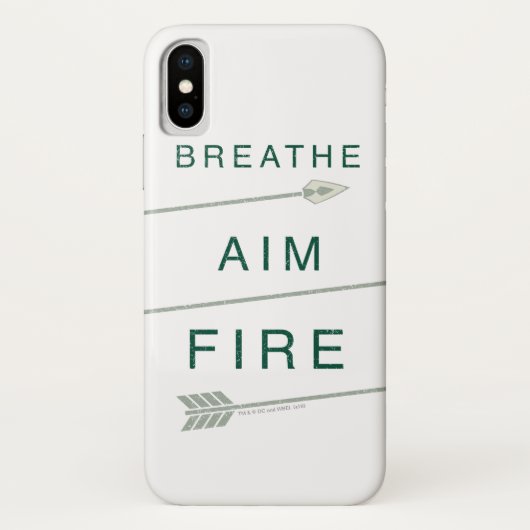 Coques Case-Mate iPhone Flèche | Respirer l'objectif (Dos)