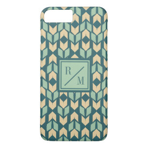 Coque Case-Mate Pour iPhone Flèche turquoise géométrique extérieure d'étape